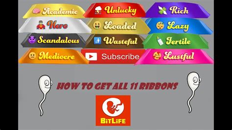 bitlife ribbons guide.